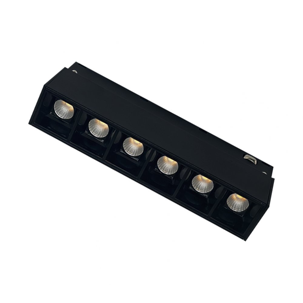 Светильник трековый Grille 6T S20 6W 48V CRI≥90 IP20 черный