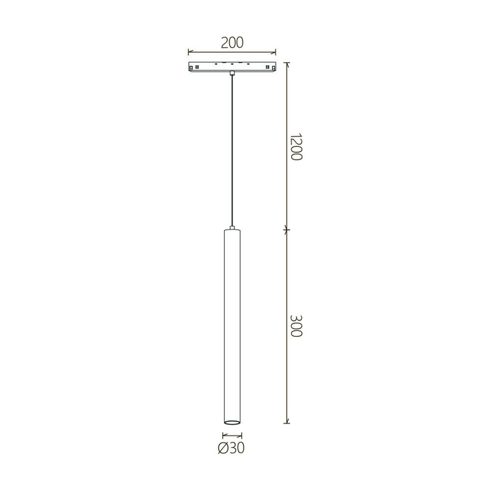 Трековый светильник LX-M7109 48V CRI≥90 IP20