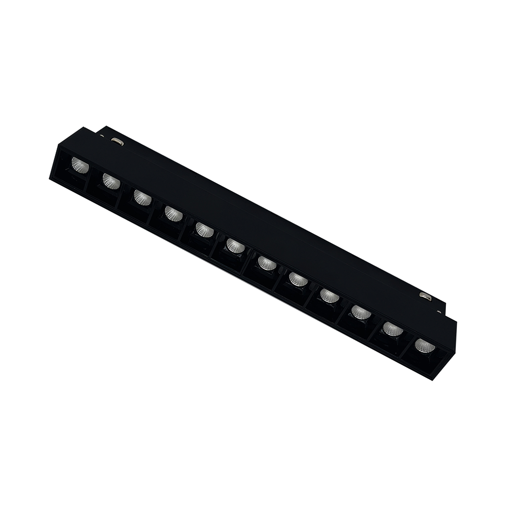Светильник трековый Grille 12T S20 12W 48V CRI≥90 IP20 черный