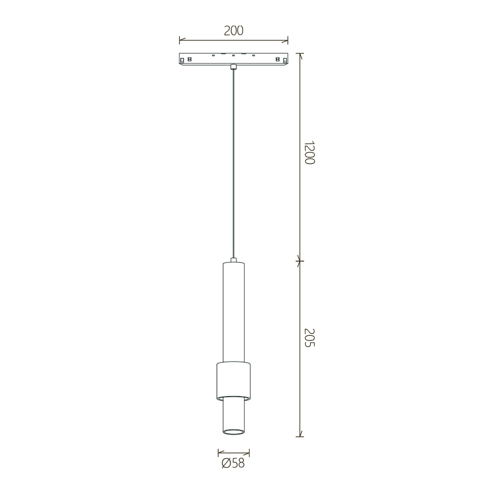 Трековый светильник LX-M7110 48V CRI≥90 IP20