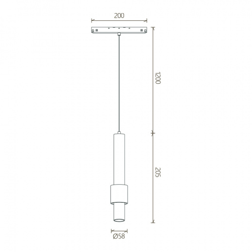 Трековый светильник LX-M7110 48V CRI≥90 IP20